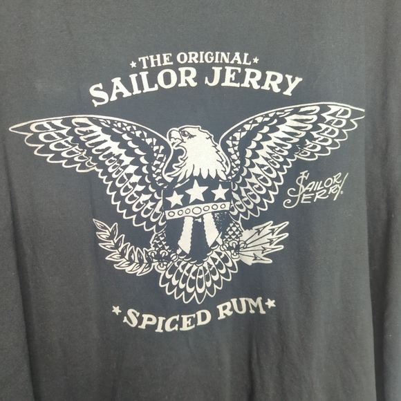 The Original Sailor Jerry Spiced Rum T-Shirt X-Large Black - Picture 4 of 7